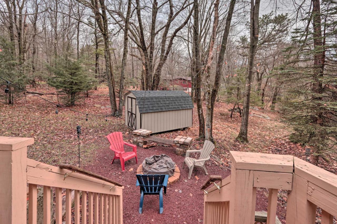 Poconos Home With Game Room Walk To Lake Harmony! 외부 사진